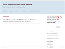 Tablet Screenshot of kunst-im-oeffentlichen-raum-pankow.de